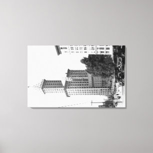 Außenansicht des Smith Tower Leinwanddruck