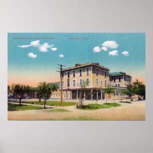 Außenansicht des Spreckels Hotels Poster