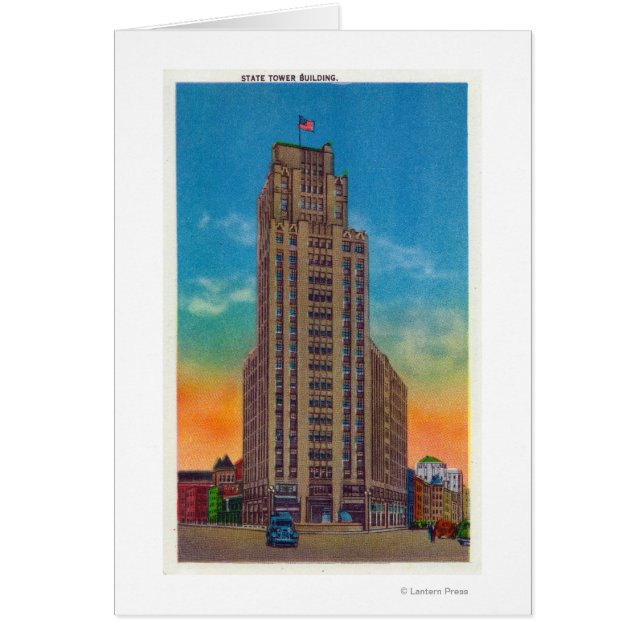 Außenansicht des Staat Tower Gebäude (Vorne)