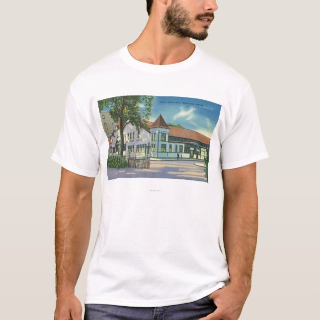 Außenansicht des Staats-Getränks Hall T-Shirt (Vorderseite)