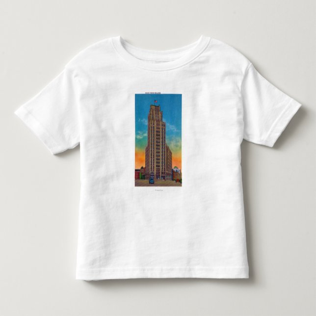 Außenansicht des Staats-Turm-Gebäude Kleinkind T-shirt (Vorderseite)