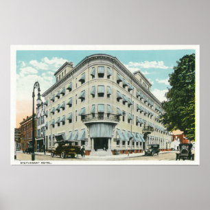 Außenansicht des Stuyvesant Hotels Poster
