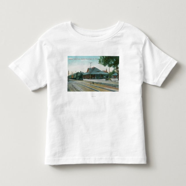 Außenansicht des südlichen pazifischen Depots Kleinkind T-shirt (Vorderseite)