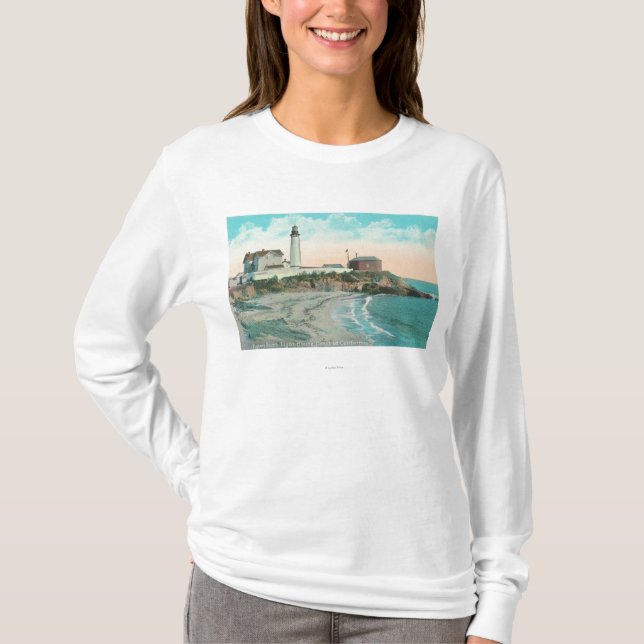 Außenansicht des Tauben-Punkt-Leuchtturmes T-Shirt (Vorderseite)