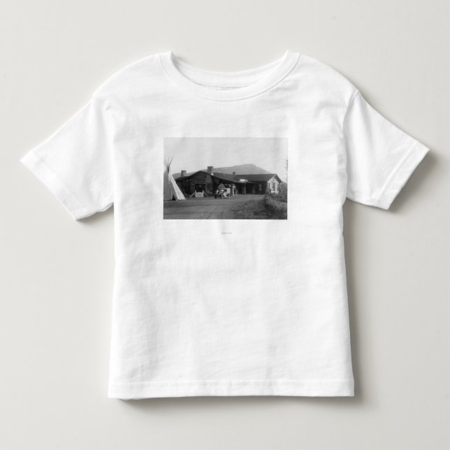 Außenansicht eines amerikanischen Ureinwohners Kleinkind T-shirt (Vorderseite)