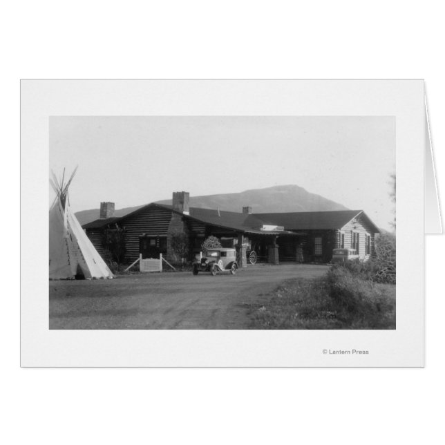 Außenansicht eines amerikanischen Ureinwohnerstamm (Vorderseite (Horizontal))