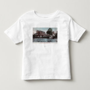 Außenansicht eines Sanitarium auf Bucht-Ufer Kleinkind T-shirt