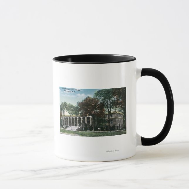 Außenansicht Gewerkschaft Uni Gymnasium Tasse (Rechts)