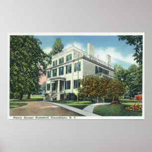 Außenansicht historischen Granger Gehöfts Poster
