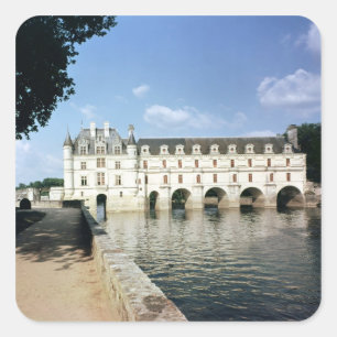 Außenansicht Quadratischer Aufkleber