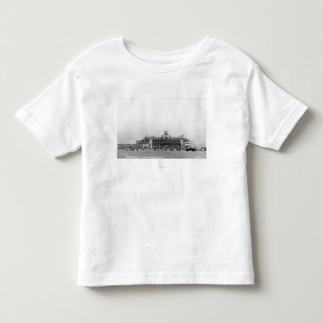 Außenansicht Seattle-Tacoma internationalen Kleinkind T-shirt (Vorderseite)