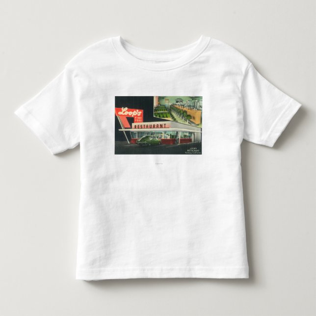 Außenansicht vom RestaurantVentura der Schleife, Kleinkind T-shirt (Vorderseite)
