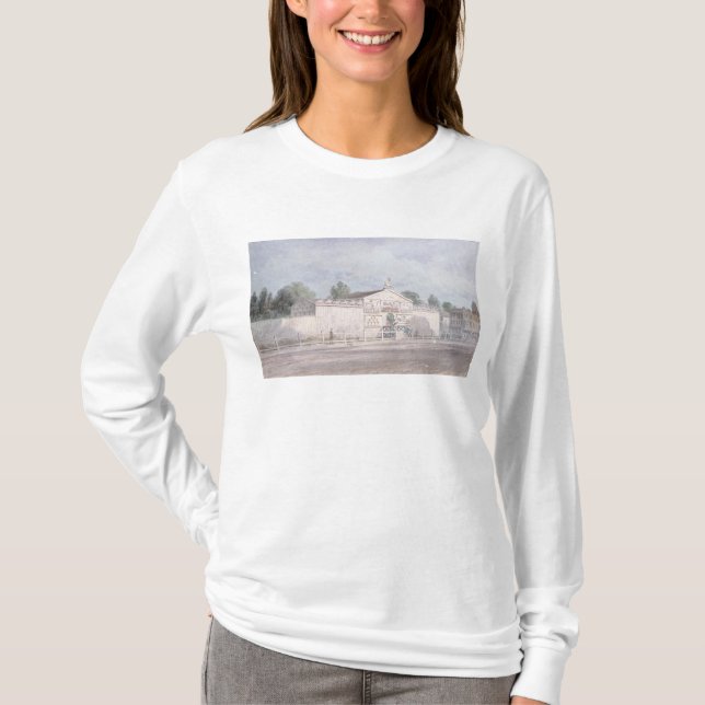 Außenansicht von Astleys Amphitheatre, 1777 T-Shirt (Vorderseite)