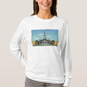 Außenansicht von Colby Uni-Miller-Bibliothek T-Shirt