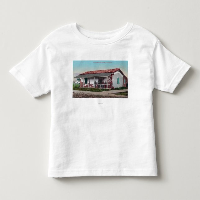 Außenansicht von einem alten Adobe HomeVentura, CA Kleinkind T-shirt (Vorderseite)