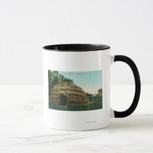 Außenansicht von einem Tule HutLake Landkreis, CA Tasse
