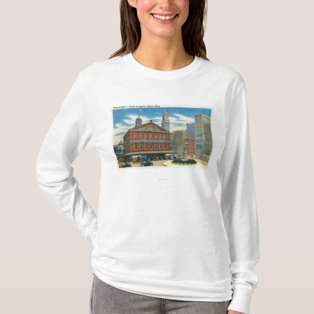 Außenansicht von Faneuil Hall # 2 T-Shirt (Vorderseite)