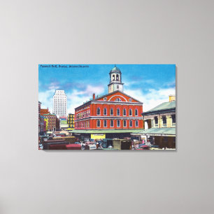 Außenansicht von Faneuil Hall Leinwanddruck