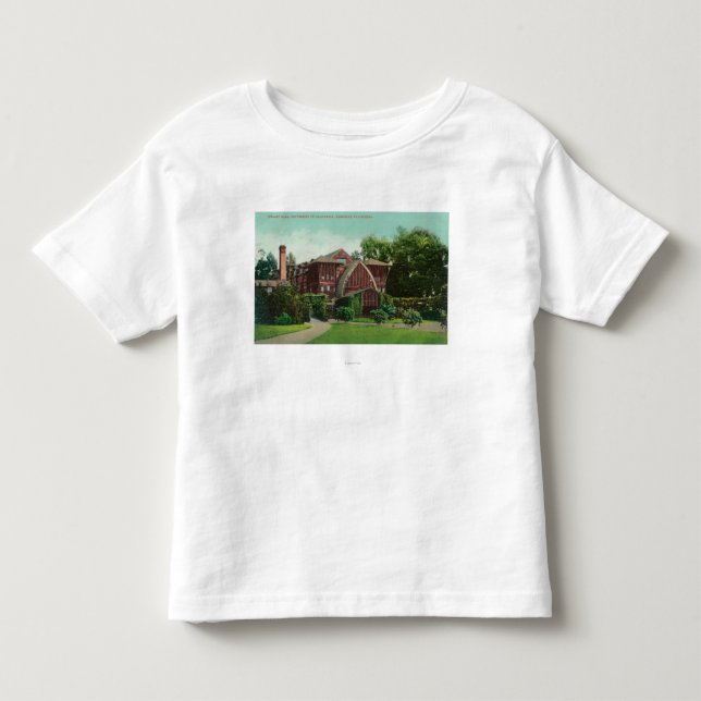 Außenansicht von Hearst Hall, U von CA Kleinkind T-shirt (Vorderseite)