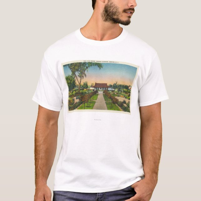 Außenansicht von Hoopes arbeitet Verein-Haus im T-Shirt (Vorderseite)