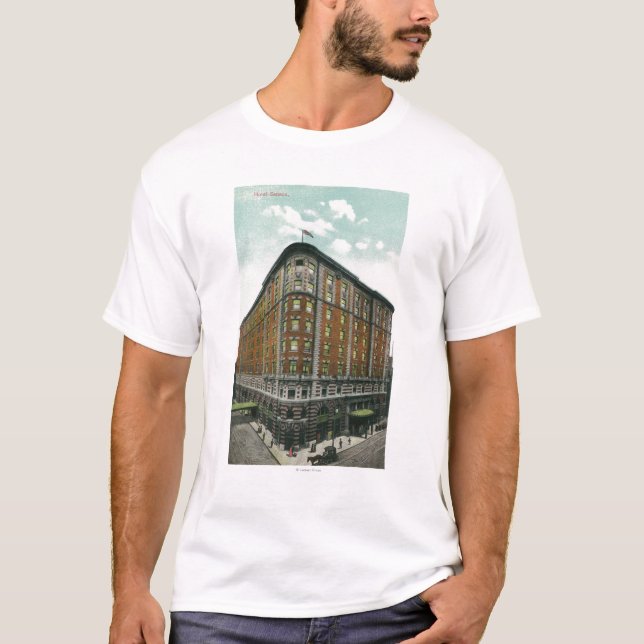 Außenansicht von HotelSeneca T-Shirt (Vorderseite)