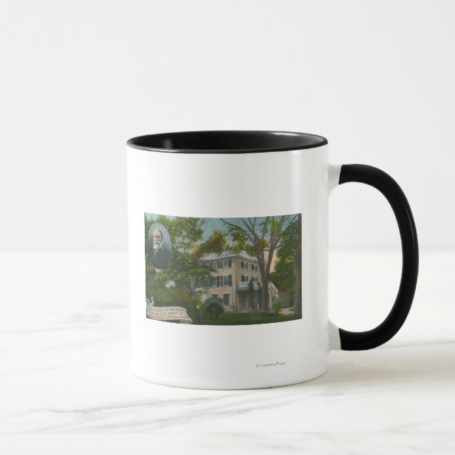 Außenansicht von James Russell Lowell Zuhause Tasse (Rechts)