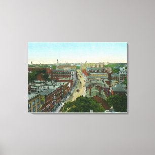 Außenansicht von Longfellows Haus Leinwanddruck