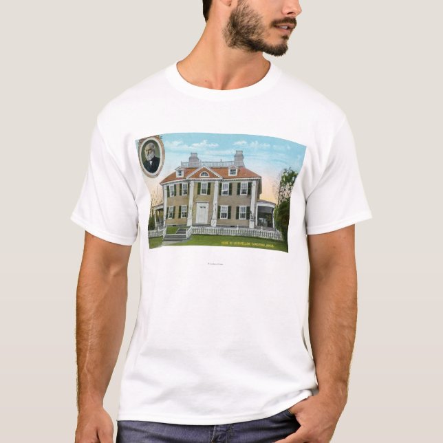 Außenansicht von Longfellows Zuhause # 2 T-Shirt (Vorderseite)