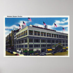 Außenansicht von Madison Square Garden Poster