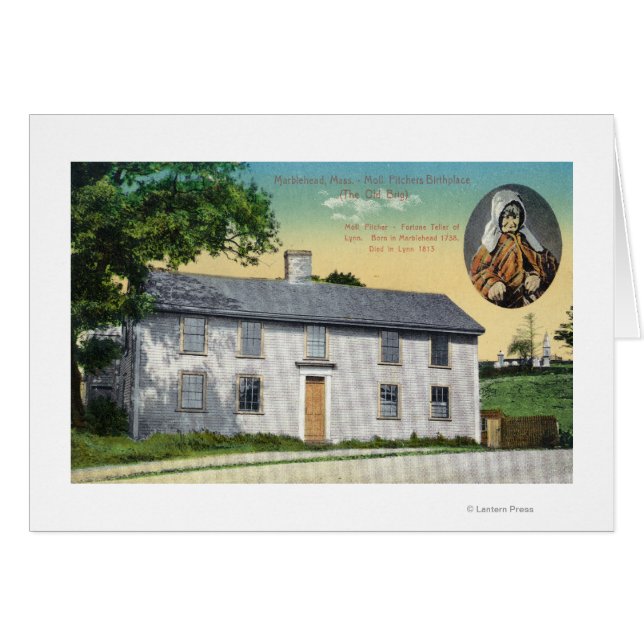 Außenansicht von Moll Pitchers Geburtsort (Vorderseite (Horizontal))