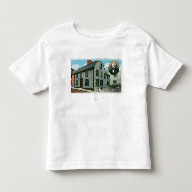 Außenansicht von Nathaniel Hawthornes Kleinkind T-shirt (Vorderseite)