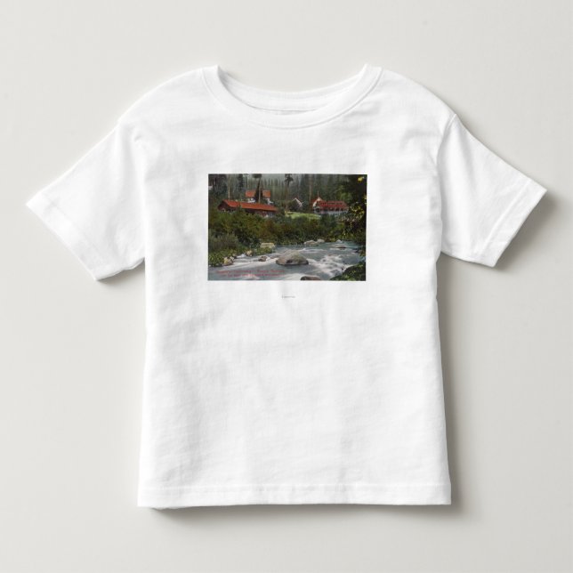 Außenansicht von Shasta RetreatMt. Shasta, CA Kleinkind T-shirt (Vorderseite)