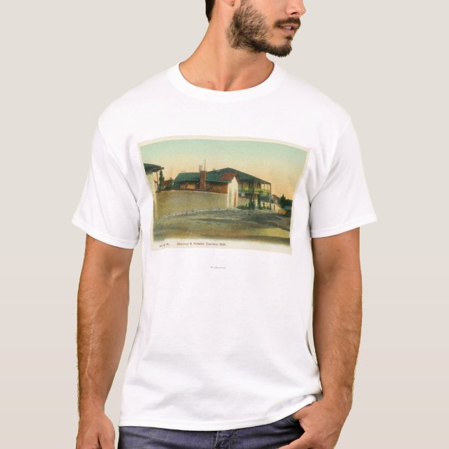 Außenansicht von Sherman- u. Halleckvierteln T-Shirt (Vorderseite)