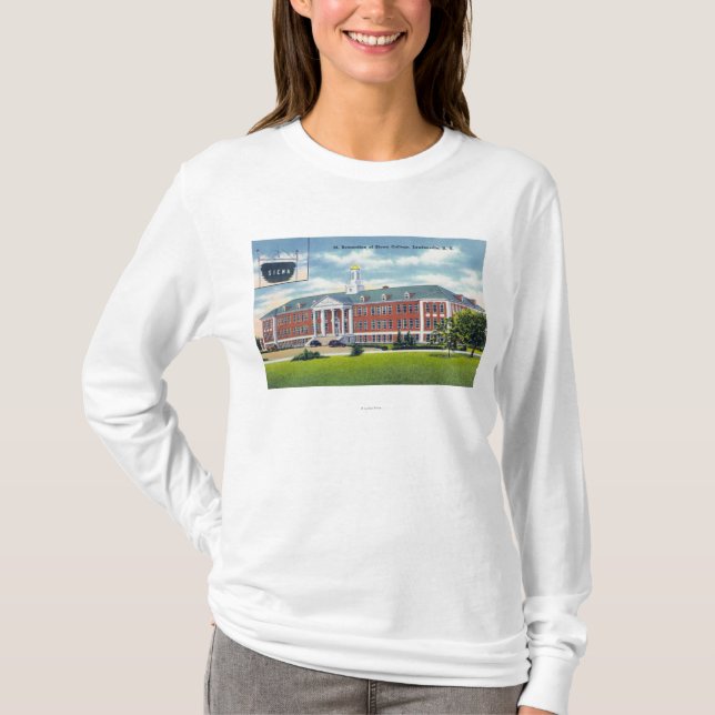 Außenansicht von St. Bernardine von Siena T-Shirt (Vorderseite)