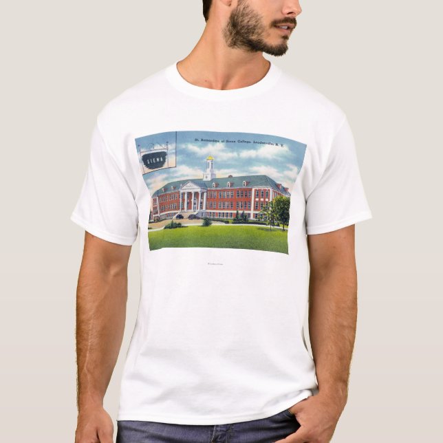Außenansicht von St. Bernardine von Siena T-Shirt (Vorderseite)