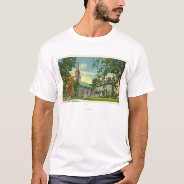 Außenansicht von St Mary Kathedrale T-Shirt (Vorderseite)