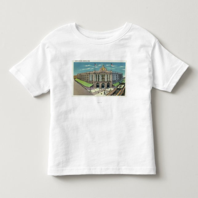 Außenansicht von Südstation 2 Kleinkind T-shirt (Vorderseite)