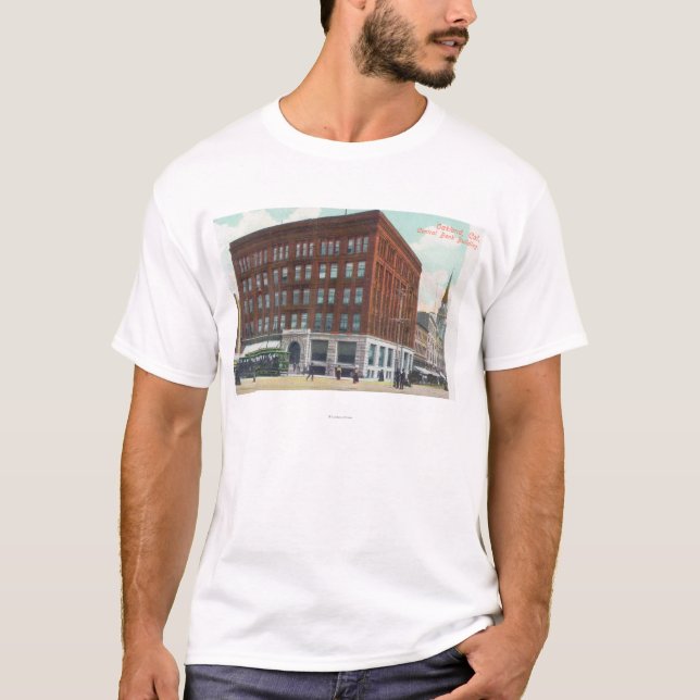 Außenansicht von Zentralbank BldgOakland, CA T-Shirt (Vorderseite)