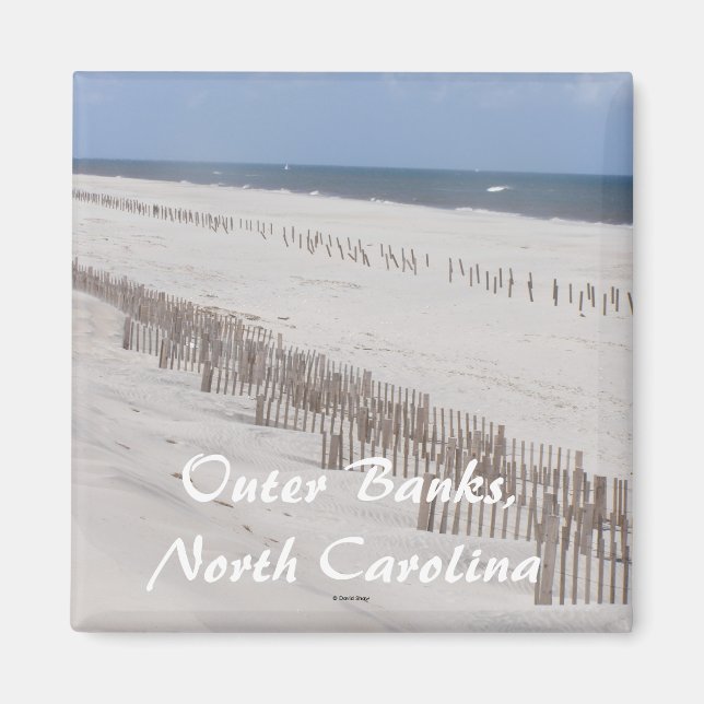 Außenbänke, North Carolina Magnet (Vorne)