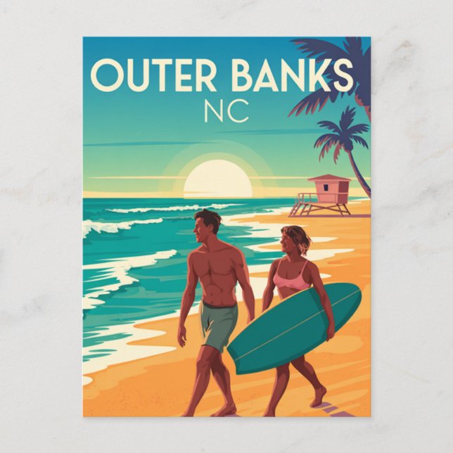 Außenbanken NC Postkarte (Vorderseite)