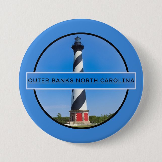 Außenbanken North Carolina Button (Vorderseite)