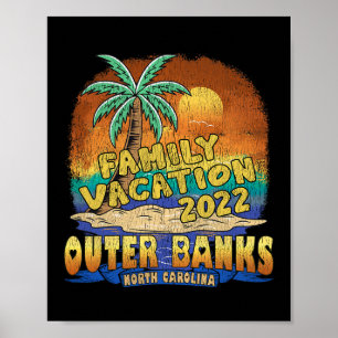 Außenbanken North Carolina Familienurlaub 2022 So Poster