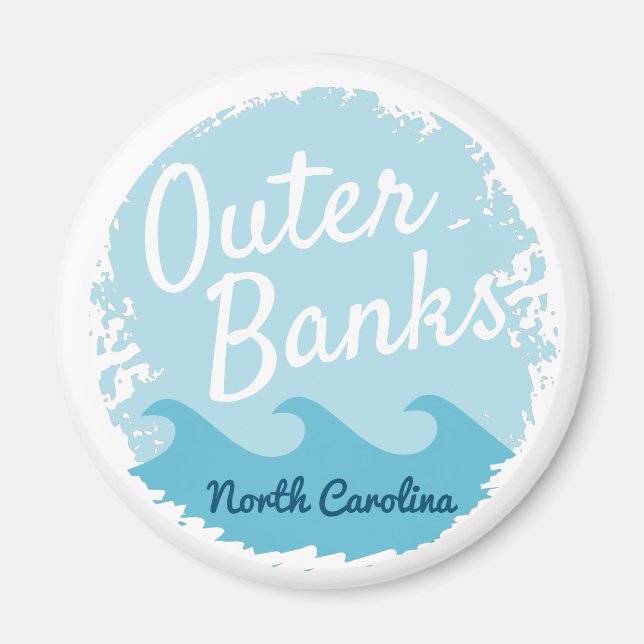 Außenbanken North Carolina Magnet (Vorne)