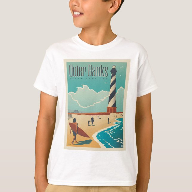 Außenbanken | North Carolina T-Shirt (Vorderseite)