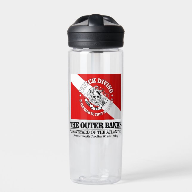Außenbanken WD Trinkflasche (Vorderseite)