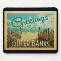 Außenbanks Beach Vintage Reise