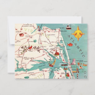 Außenbanks Kitty Hawk Postkarte