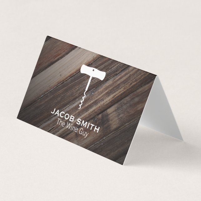 Außenbereich | Wein Visitenkarten (Vorderseite)