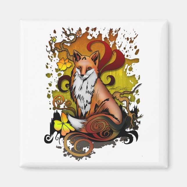 Außenfuchs Magnet (Vorne)