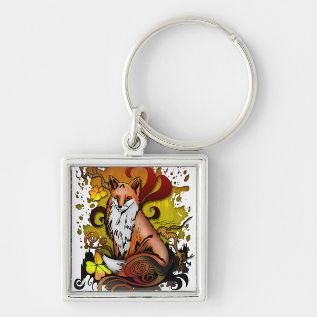 Außenfuchs Schlüsselanhänger (Vorne)